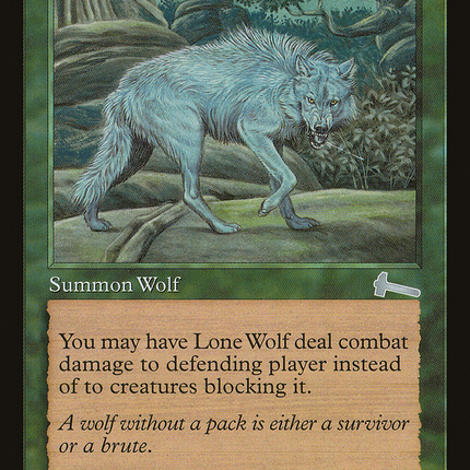 Lone Wolf (ULG-105) - Urza's Legacy Foil