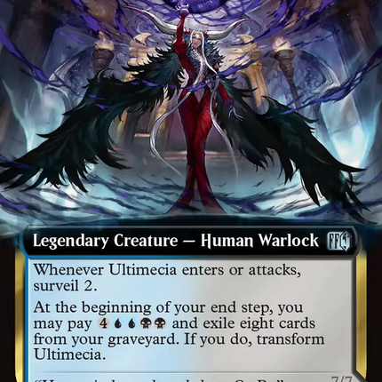Ultimecia, Time Sorceress // Ultimecia, Omnipotent (FIN-513) - FINAL FANTASY: (Extended Art)