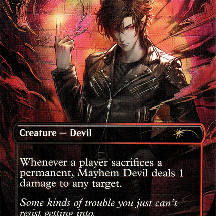 Mayhem Devil (SLP-028) - Secret Lair Showdown (Borderless)