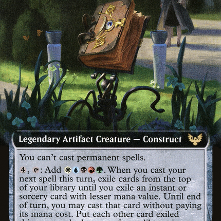 Codie, Vociferous Codex (STX-357) - Strixhaven: School of Mages: (Extended Art) Foil