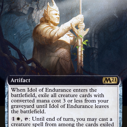Idol of Endurance (M21-342) - Core Set 2021: (Extended Art)