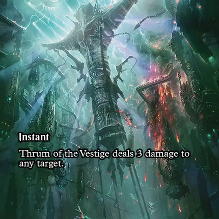 Lightning Bolt (FCA-040) - FINAL FANTASY: Through the Ages / Thrum of the Vestige (Borderless) Foil