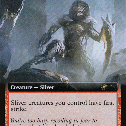 Striking Sliver (SLD-644) - Secret Lair Drop: (Extended Art) Foil