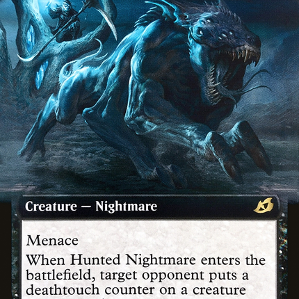 Hunted Nightmare (IKO-322) - Ikoria: Lair of Behemoths: (Extended Art) Foil