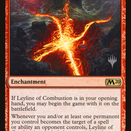 Leyline of Combustion (PPM20-148) - Core Set 2020 Promos Foil