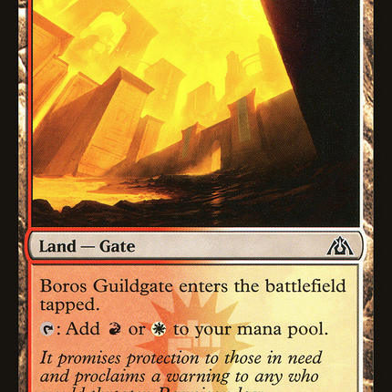 Boros Guildgate (DGM-147) - Dragon's Maze Foil