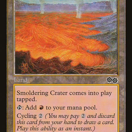 Smoldering Crater (USG-328) - Urza's Saga