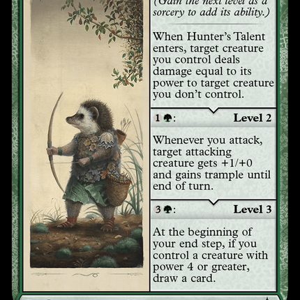 Hunter's Talent (BLB-179) - Bloomburrow Foil