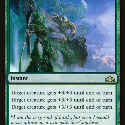 Bounty of Might (GRN-124) - Guilds of Ravnica Foil