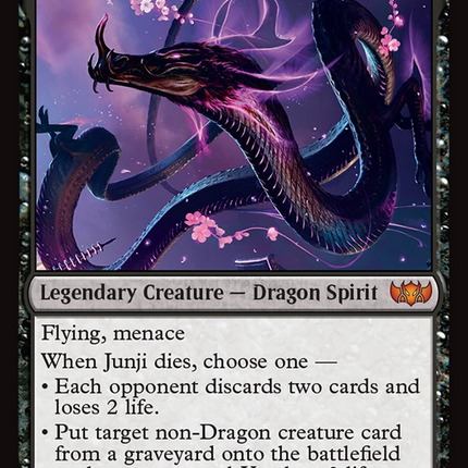 Junji, the Midnight Sky (TDC-183) - Commander: Tarkir: Dragonstorm