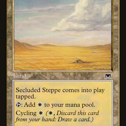 Secluded Steppe (ONS-324) - Onslaught Foil