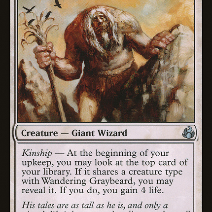 Wandering Graybeard (MOR-027) - Morningtide