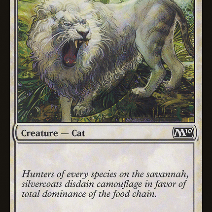Silvercoat Lion (M10-032) - Magic 2010 Foil