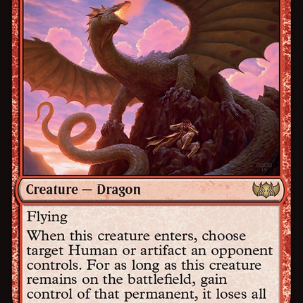 Opportunistic Dragon (TDC-228) - Commander: Tarkir: Dragonstorm