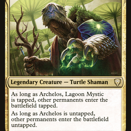 Archelos, Lagoon Mystic (CMR-268) - Commander Legends Foil