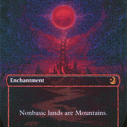 Blood Moon (WOT-097) - Wilds of Eldraine: Enchanting Tales (Borderless) Foil