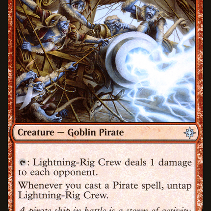 Lightning-Rig Crew (XLN-150) - Ixalan Foil