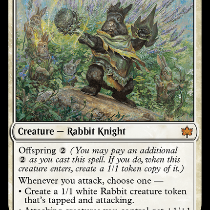Warren Warleader (BLB-038) - Bloomburrow Foil