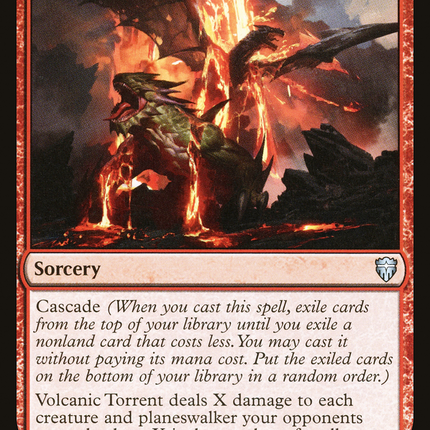 Volcanic Torrent (CMR-208) - Commander Legends