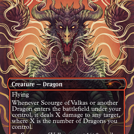 Scourge of Valkas (SLD-1490) - Secret Lair Drop (Borderless)