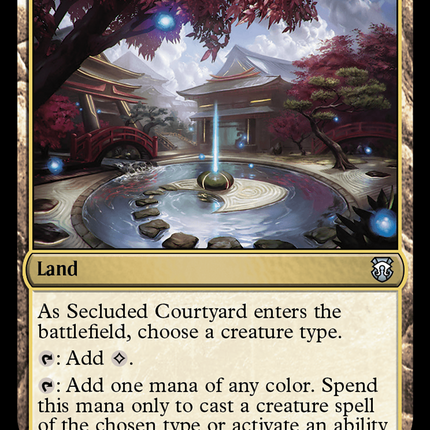 Secluded Courtyard (M3C-372) - Modern Horizons 3 Commander Foil