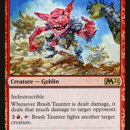 Brash Taunter (M21-133) - Core Set 2021 Foil