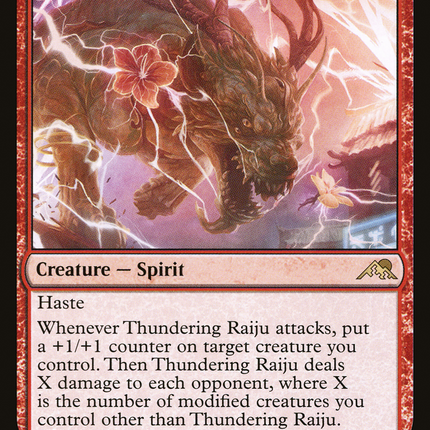 Thundering Raiju (NEO-166) - Kamigawa: Neon Dynasty