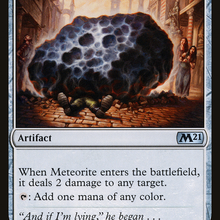 Meteorite (M21-233) - Core Set 2021 Foil