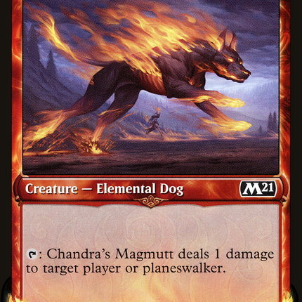 Chandra's Magmutt (M21-303) - Core Set 2021: (Showcase) Foil