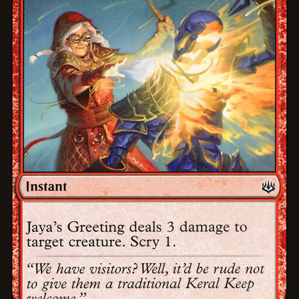 Jaya's Greeting (WAR-136) - War of the Spark