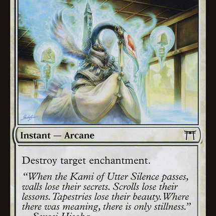 Quiet Purity (CHK-039) - Champions of Kamigawa Foil