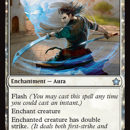 Twinblade Blessing (FDN-026) - Foundations Foil