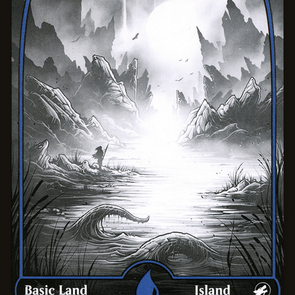 Island (MID-271) - Innistrad: Midnight Hunt: (Full Art, Showcase) Foil