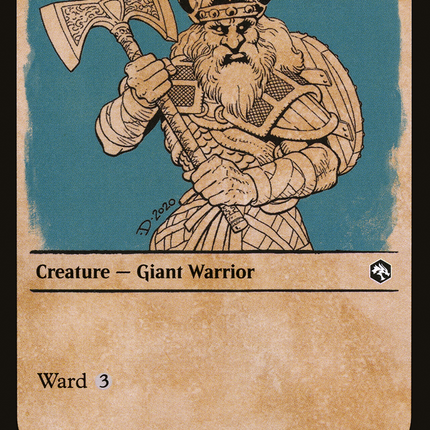 Rimeshield Frost Giant (AFR-310) - Adventures in the Forgotten Realms: (Showcase)