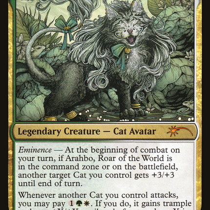 Arahbo, Roar of the World (SLD-025) - Secret Lair Drop Foil