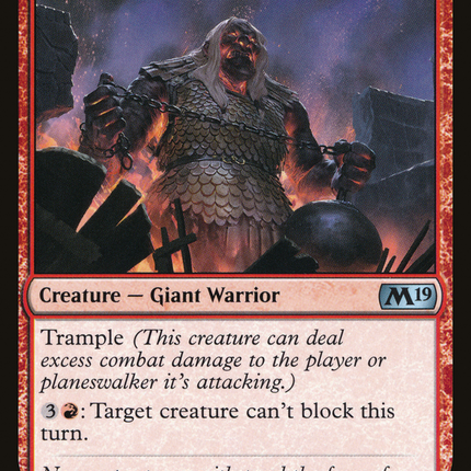 Siegebreaker Giant (M19-157) - Core Set 2019 Foil