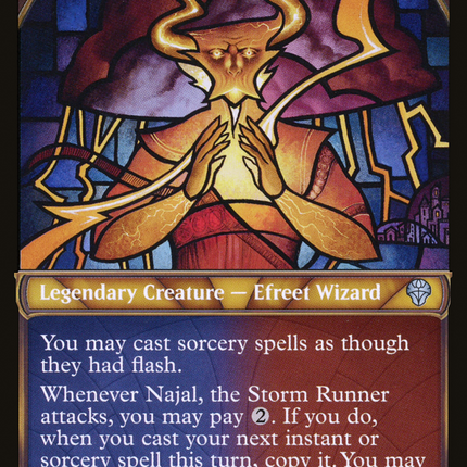 Najal, the Storm Runner (DMU-307) - Dominaria United: (Showcase) Foil