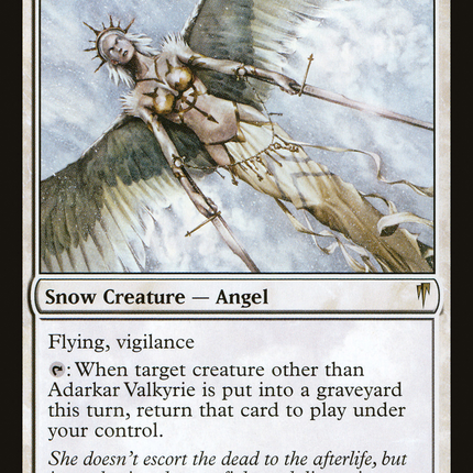 Adarkar Valkyrie (CSP-001) - Coldsnap Foil
