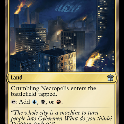 Crumbling Necropolis (WHO-268) - Doctor Who Foil