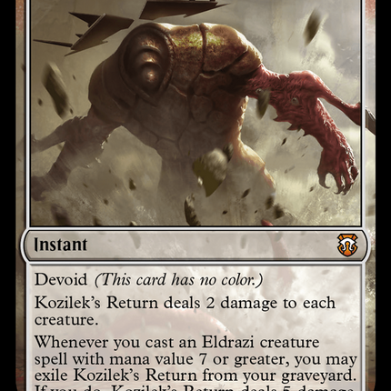 Kozilek's Return (M3C-214) - Modern Horizons 3 Commander: (devoid) Foil
