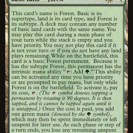 Forest (SLD-258) - Secret Lair Drop Foil