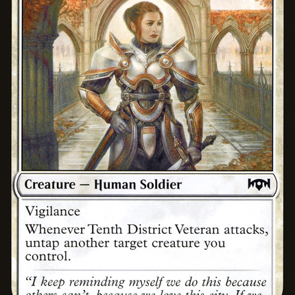 Tenth District Veteran (RNA-026) - Ravnica Allegiance