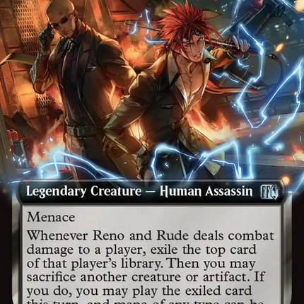 Reno and Rude (FIN-450) - FINAL FANTASY: (Extended Art) Foil
