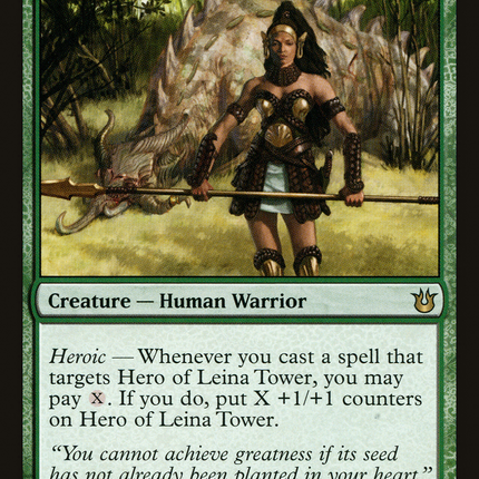 Hero of Leina Tower (BNG-123) - Born of the Gods Foil