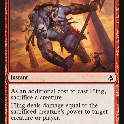 Fling (AKH-132) - Amonkhet Foil