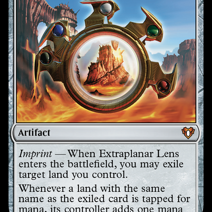 Extraplanar Lens (CMM-381) - Commander Masters Foil