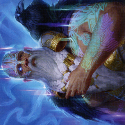 Alrund, God of the Cosmos Art Card (ASKHM-009) - Art Series: Kaldheim (Borderless)
