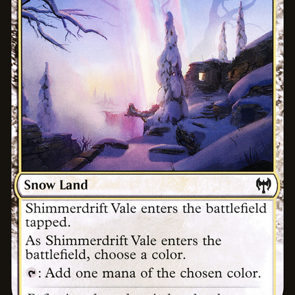 Shimmerdrift Vale (KHM-267) - Kaldheim: (snow)