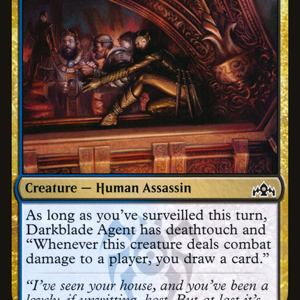 Darkblade Agent (GRN-164) - Guilds of Ravnica Foil