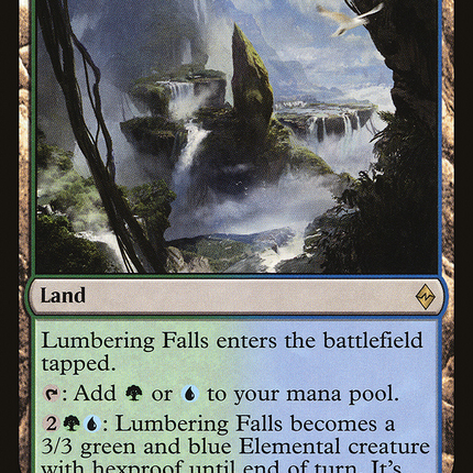 Lumbering Falls (BFZ-239) - Battle for Zendikar Foil